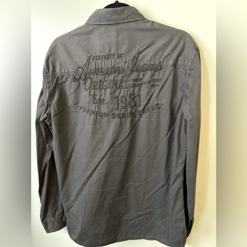 Armani Jeans Button Down Long Sleeve Shirt
